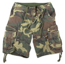 Rothco Vintage Infantry Utility Shorts, Camo - Medium