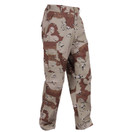 Rothco Camo Tactical BDU Pants - 6-Color Desert Camo Large
