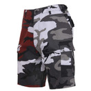 Rothco Two-Tone Camo BDU Short - Red Camo / City Camo Large