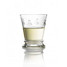 La Rochere 10oz Glass Tumbler Set of 2 – Napoleon Bee clear stemless glass – Ideal Birthday Housewarming gift – Sturdy everyday glasswaRE