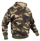 Rothco Camo Pullover Hooded Sweatshirt - Woodland Camo XL