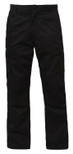 Rothco Relaxed Fit Zipper Fly BDU Pants - Black Large