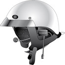 iMC Motorcom HS-H110P Full-Face Helmet Headset for 7 Pin Harley Davidson Audio Systems