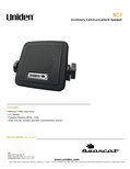 Uniden (BC7) Bearcat 7-Watt External Communications Speaker. Durable Rugged Design, Perfect for Amplifying Uniden Scanners, CB Radios, and Other Communications Receivers.