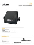 Uniden (BC7) Bearcat 7-Watt External Communications Speaker. Durable Rugged Design, Perfect for Amplifying Uniden Scanners, CB Radios & Other Communications Receivers