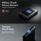 SecuX W20 - Most Secure Crypto Hardware Wallet w/ Bluetooth - Large Touchscreen - Easily Manage your Bitcoin, Ethereum, BTC, ETH, LTC, DOGE, BNB, Dash, XLM, ERC20, BSC and more SecuX W20 - Most Secure Crypto Hardware Wallet w/ Bluetooth - Large Touchscreen - Easily Manage your Bitcoin, Ethereum, BTC, ETH, LTC, DOGE, BNB, Dash, XLM, ERC20, BSC and more