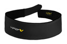 Halo Headband Sweatband Velcro Black