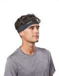 Halo Headband Sweatband Velcro Black