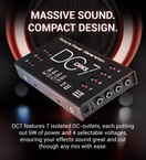 CIOKS DC7 Future Power Generation 9V / 12V / 15V / 18V DC Universal power supply with 7 isolated outputs and 5V USB output for effect pedals