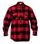 Rothco Extra Heavyweight Buffalo Plaid Flannel Shirt, 3XL