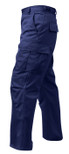  Rothco Relaxed Fit Zipper Fly BDU Pants, Navy Blue - Large