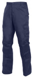  Rothco Relaxed Fit Zipper Fly BDU Pants, Navy Blue - Large