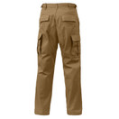 Rothco Relaxed Fit Zipper Fly BDU Pants, Coyote Brown - Large