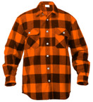 Rothco Extra Heavyweight Buffalo Plaid Flannel Shirt in Medium