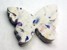 Seed Paper Butterfly Set of 24 with 100% Recycled fibers and Petals #45s - 3 inch