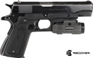 ReCover Tactical CC3P Grip and Rail System w/ Changeable Panels for the 1911