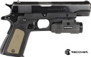 ReCover Tactical CC3P Grip and Rail System w/ Changeable Panels for the 1911