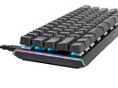 KINESIS Gaming TKO Mechanical Keyboard Limited Edition (60% Layout, Optional Split Spacebar, Hotswap, Double PBT Keycaps, Aluminum Construction, 8 Pop-Out Feet, NKRO, and Hard-Shell Travel Case)