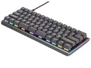 KINESIS Gaming TKO Mechanical Keyboard Limited Edition (60% Layout, Optional Split Spacebar, Hotswap, Double PBT Keycaps, Aluminum Construction, 8 Pop-Out Feet, NKRO, and Hard-Shell Travel Case)