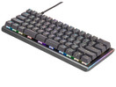 KINESIS Gaming TKO Mechanical Keyboard Limited Edition | 60% Layout, Optional Split Spacebar, Hotswap, Double PBT Keycaps, Aluminum Construction, 8 Pop-Out Feet, NKRO, and Hard-Shell Travel Case