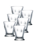 La Rochere Set Of 6, 9-ounce Fleur De Lys Tumblers