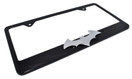 Batman Bat 3D Black License Plate Frame