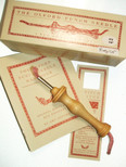 Oxford Wood Punch Needle Rug Hooking Tool #10 1/4" Regular with Box Booklet