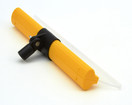 One Pass Hydroglide 18" Waterblade Silicone Y-Bar Squeegee Yellow with Heavy Duty Extension Pole Adapter