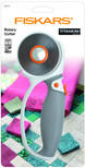 Fiskars Titanium Rotary Cutter, Ã 60 mm, For Right- and Left-handed Users, Orange/White/Grey, 1004753