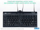 Kinesis Freestyle2 Ergonomic Keyboard w/ V3 Lifters for PC (9" Separation)