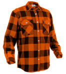 Rothco Extra Heavyweight Buffalo Plaid Flannel Shirt, Orange