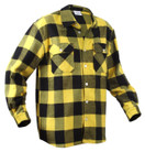 Rothco Extra Heavyweight Buffalo Plaid Flannel Shirt, Yellow XL