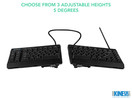 KINESIS AC930 V3 Pro Lifters (Tenting for Freestyle Pro & Edge) Black