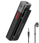 SabineTek Official SmartMike+ Ultra-Compact Wireless Bluetooth Microphone Long Distance Audio Recording Noise Reduction Lavalier Mic (14g) (Black)