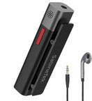 SabineTek Official SmartMike+ Ultra-Compact Wireless Bluetooth Microphone Long Distance Audio Recording Noise Reduction Lavalier Mic (14g) Black