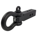  BulletProof Hitches 2.5" Extreme Duty Receiver Shackle (30,000lb. Rating) w/ D-Ring/Clevis (Black Textured Powder Coat, Solid Steel)