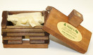 Small LOG Cabin Incense Burner 2.5"x3.5" Comes with 10 Balsam Fir Logs Paine's