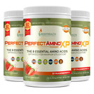 BodyHealth PerfectAmino XP Strawberry (60 Serving)Best Pre/Post Workout Recovery Drink, 8 Essential Amino Acids Energy Supplement with 50% BCAAs, 100% Organic, 99% Utilization