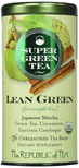 The Republic of Tea Lean Green Supergreen Tea, 36 Tea Bags, Matcha And Garcinia Cambogia Tea Blend