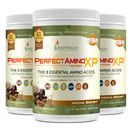 BodyHealth PerfectAmino XP Mocha Boost (60 Serving) Best Pre/Post Workout Recovery Drink, 8 Essential Amino Acids Energy Supplement with 50% BCAAs, 100% Organic, 99% Utilization