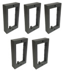 ReceptXtenders Receptacle Outlet Box Extender, Electrical Outlet Extender for Electrical Box and Electrical Outlet Switches, UL Listed - 3/4" Single Gang - 5 Pack