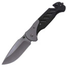 KA-BAR 3085 Coypu Folder, 3.75" Blade, Clip Point, Black G10 with Bolster