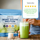 Paleovalley: 100% Grass Fed Bone Broth Protein Powder - Rich in Collagen Peptides for Hair, Skin, Bone, Joint and Gut Health - 28 Servings - 15g Protein Per Serving - No Gluten or GMOs, Keto