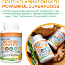 Paleovalley - Organic Turmeric Complex - Full Spectrum Organic Turmeric with Health-Supportive Superfoods - 60 Vegetarian Capsules - Support Joints, Brain Health, Immunity and Cardiovascular Function