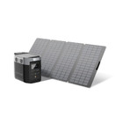 EF ECOFLOW EFDELTA Solar Generator 1260Wh with 160W Solar Panel, 6 X 1800W (3300W Surge) AC Outlets, Portable Power Station for Outdoors Camping RV High-Power Appliances Emergency