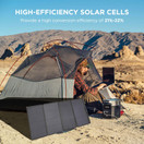 EcoFlow 160W Portable Solar Panel Solar Charger - Waterproof IP67 Camping Emergency