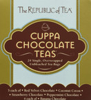 The Republic of Tea Cuppa Chocolate Tea Assortment, 24 Tea Bags & Low Calorie Chocolate Dessert Tea