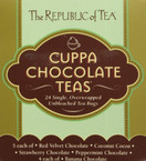 The Republic of Tea Cuppa Chocolate Tea Assortment, 24 Tea Bags & Low Calorie Chocolate Dessert Tea