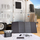 EF ECOFLOW 160 Watt Portable Solar Panel for Power Station, Foldable Solar Charger with Adjustable Kickstand, Waterproof IP67 for Outdoor Camping RV Off Grid System