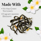The Republic of Tea Jasmine Jazz Green Full-Leaf Loose Tea 3.0 oz Tin | Steeps 50 Cups - Caffeinated